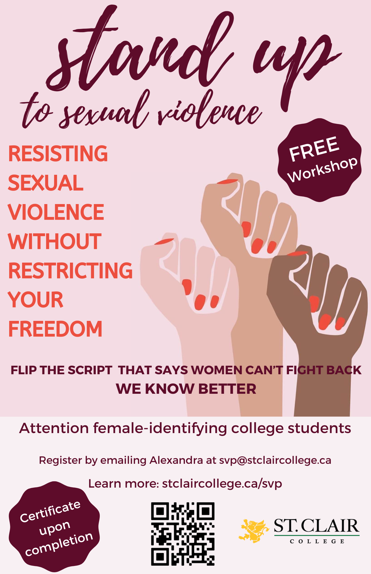 Stand up to sexual violence