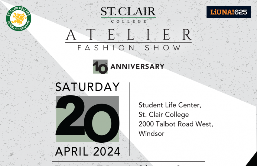 Atelier Fashion show flyer