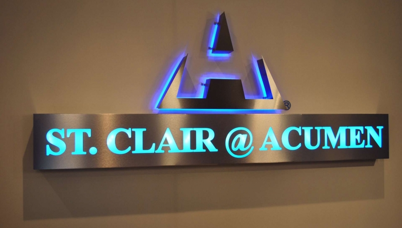 St. Clair @ Acumen sign