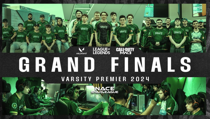 Varsity Premier 2024 Grand Finals collage of gamers